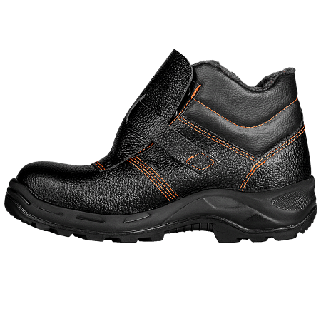 Ботинки СВАРЩИК с МП шерст. мех юфтевые ПУ/нитрил