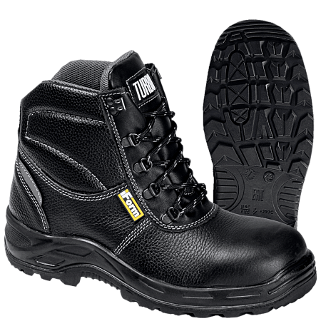 Ботинки TURBO с КП хромовые ПУ/нитрил