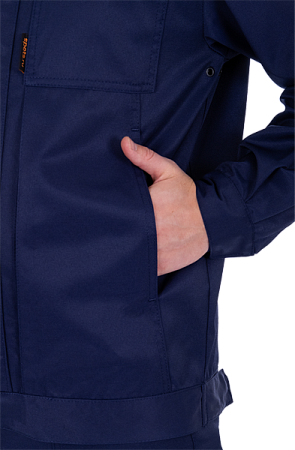 Костюм ТЕХНИК 2 летний, т/синий-серый (Куртка, полукомбинезон)