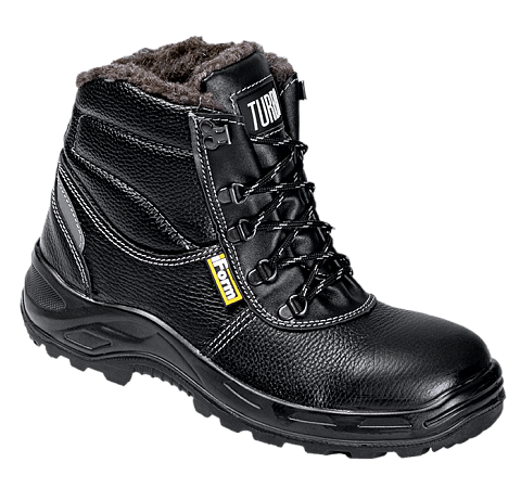 Ботинки TURBO с КП шерст. мех хромовые ПУ/нитрил
