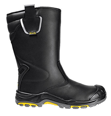 Сапоги iForm® ORIGINAL (ОРИДЖИНАЛ) с КП и КС шерс. мех кожаные ПУ/нитрил