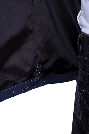 Куртка-штормовка РЕСПЕКТ, синий-бежевый