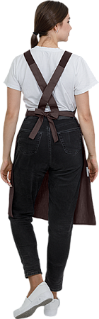 Фартук ЕВРО, коричневый