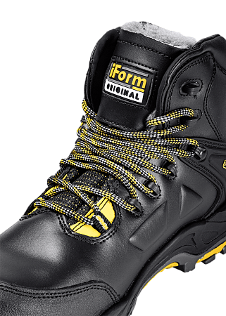 Ботинки iForm® ORIGINAL DIAMOND GRIP (ОРИДЖИНАЛ ДАЙМОНД ГРИП) с КП и КС нат. мех кожаные ПУ/нитрил