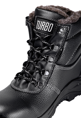 Ботинки TURBO с КП шерст. мех хромовые ПУ/нитрил