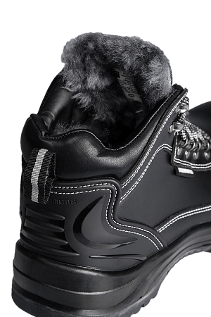 Ботинки STRONG NITRO (СТРОНГ НИТРО) с КП и КС нат. мех кожаные ПУ/нитрил