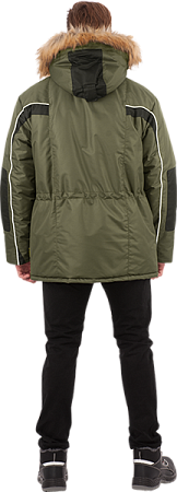 Куртка ДИКСОН зимняя, хаки-черный