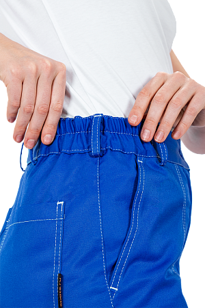 Костюм КМ-10 ЛЮКС летний, василек-синий, женский (Куртка+брюки)