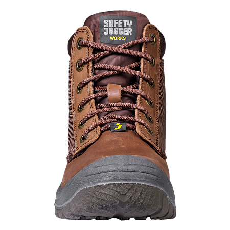 Ботинки DAKAR (ДАКАР) с МП и МС, нубук ПУ/ПУ (коричневые/BRN)