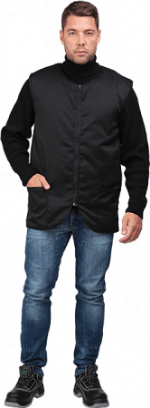 Жилет утепленный, черный