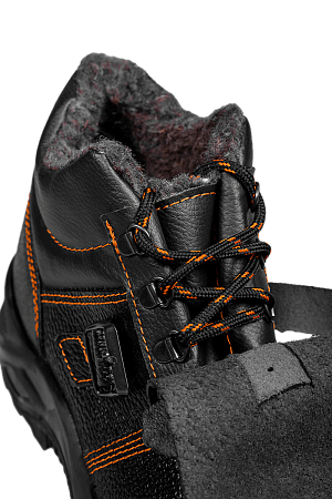 Ботинки СВАРЩИК с МП шерст. мех юфтевые ПУ/нитрил