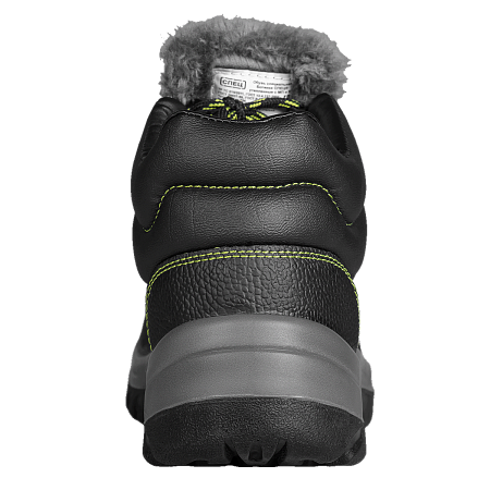 Ботинки СПЕЦ® кожаные иск. мех на ПУ/ПУ