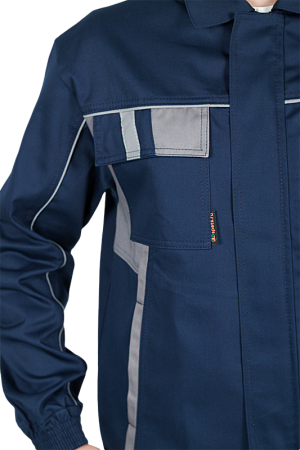 Костюм КОНФОРМ летний, т/синий-серый (Куртка+брюки)