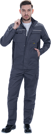 Куртка GT летняя, серый-т.серый