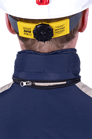 Куртка-штормовка РЕСПЕКТ, синий-бежевый