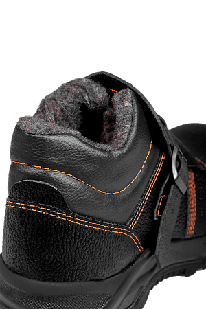 Ботинки СВАРЩИК с МП шерст. мех юфтевые ПУ/нитрил