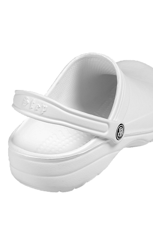 Сабо ЭВА Step муж, с ремешком (белые)