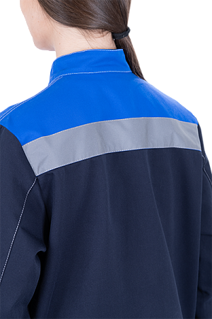 Костюм РАЦИОНАЛИЗАТОР летний, синий-василек, 100% х/б, женский (куртка, брюки)