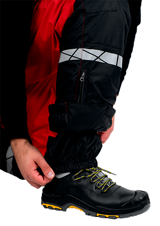 Комбинезон ПИЛОТ зимний, красный-черный