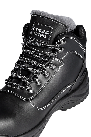 Ботинки STRONG NITRO (СТРОНГ НИТРО) с КП и КС нат. мех кожаные ПУ/нитрил