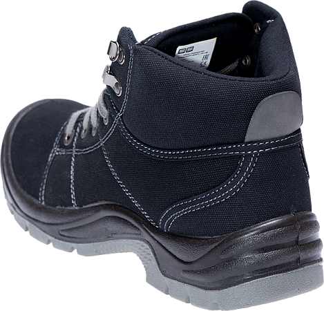 Ботинки DESERT (ДЕЗЕРТ) с МП и МС, текстиль ПУ/ПУ (черный/BLK)