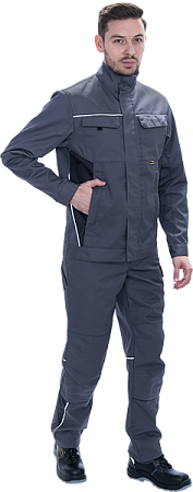 Куртка GT летняя, серый-т.серый