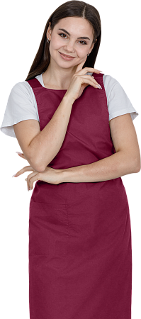 Фартук ЕВРО, бордо