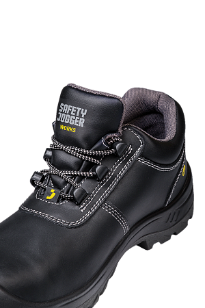 Полуботинки AURA (АУРА) с КП и КС, кожаные ПУ/ПУ