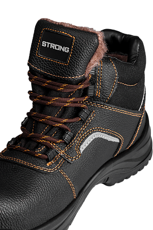 Ботинки STRONG (Стронг) с КП шерст. мех кожаные ПУ/ПУ