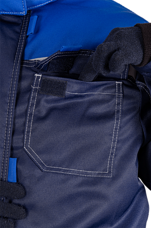 Костюм КМ-10 ЛЮКС зимний 3-4 класс, синий-василек, женский