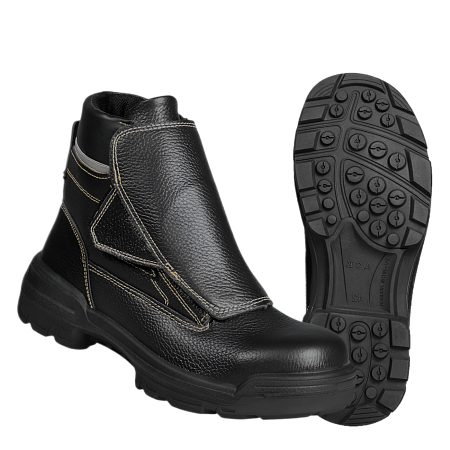 Ботинки ПРОМЕТЕЙ сварщик с КП и КС юфтевые ПУ/нитрил