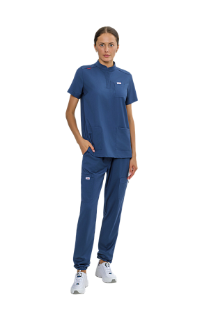 Блуза КЕЛЛИ, аквамарин