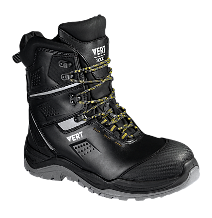 Ботинки VERT высокий берец с КП и КС шерст. мех кожаные ПУ/ТПУ