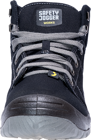 Ботинки DESERT (ДЕЗЕРТ) с МП и МС, текстиль ПУ/ПУ (черный/BLK)