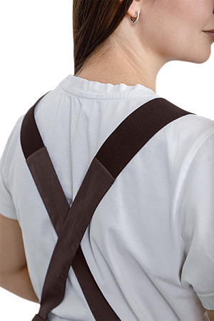 Фартук ЕВРО, коричневый