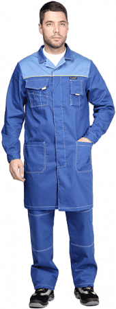 Халат ТУРБО летний, василек