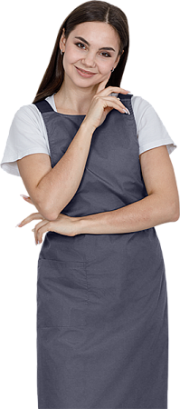 Фартук ЕВРО, серый