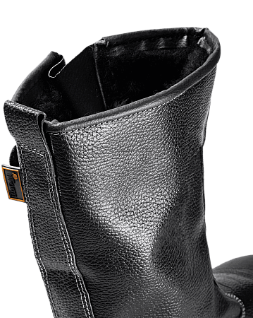 Сапоги TURBO с КП нат. мех хромовые ПУ/нитрил