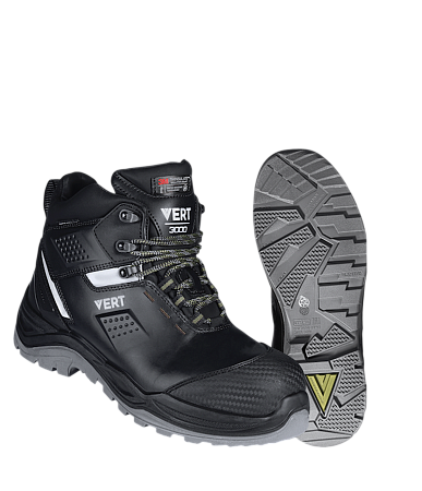 Ботинки VERT с КП и КС Thinsulate® шерст. мех кожаные ПУ/ТПУ
