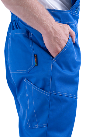 Костюм КМ-10 ЛЮКС летний, василек-т.синий (Куртка+полукомбинезон)