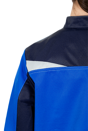 Костюм КМ-10 ЛЮКС летний, василек-синий, женский (Куртка+брюки)