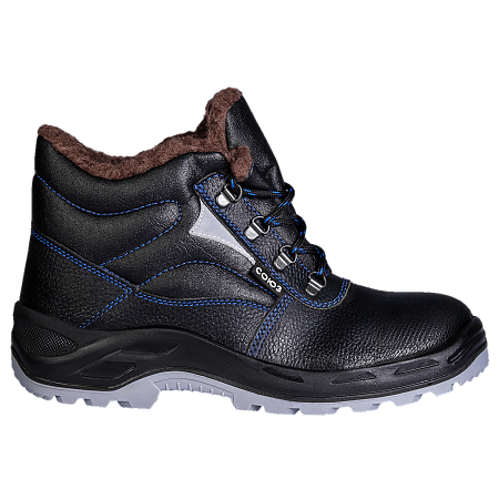 Ботинки СОЮЗНИК с МП шерст. мех кожаные ПУ/ТПУ