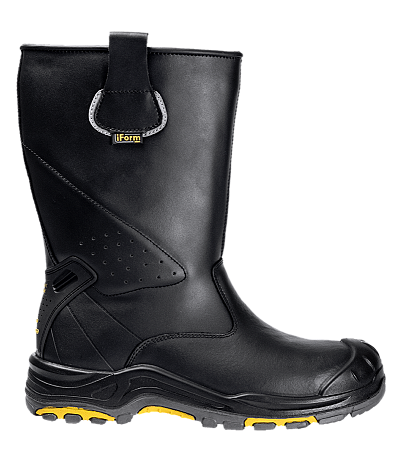 Сапоги iForm® ORIGINAL DIAMOND GRIP (ОРИДЖИНАЛ ДАЙМОНД ГРИП) с КП и КС нат. мех кожаные ПУ/нитрил